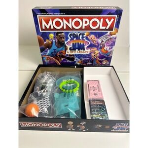 Hasbro Monopoly Space Jam A New Legacy Board Game LeBron James Basketball Ed